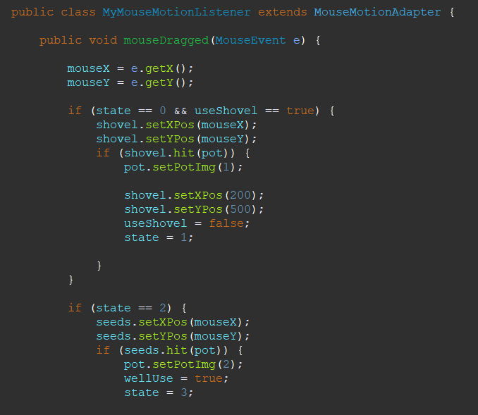 code about the touch sensor